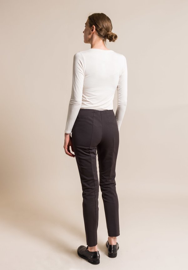 Akris Melissa Techno Stretch Pant in Mocca