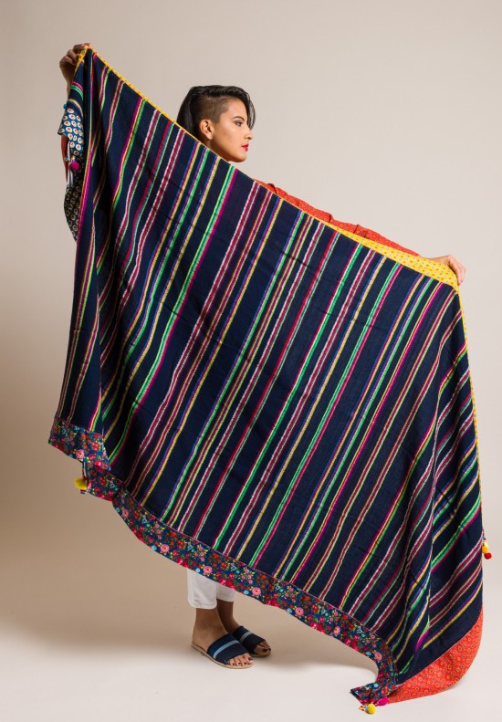 Pero Large Rumal Scarf in Multicolor