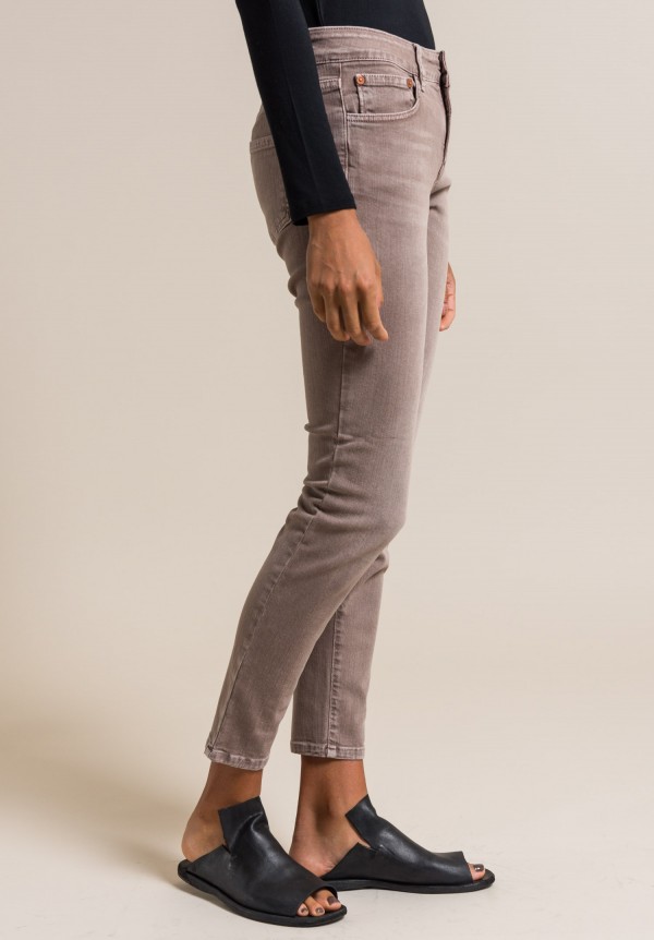 Closed Baker Cropped Narrow Jeans in Taupe