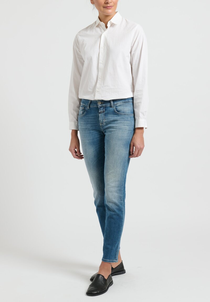 Closed Baker Cropped Narrow Jeans in New Blue	