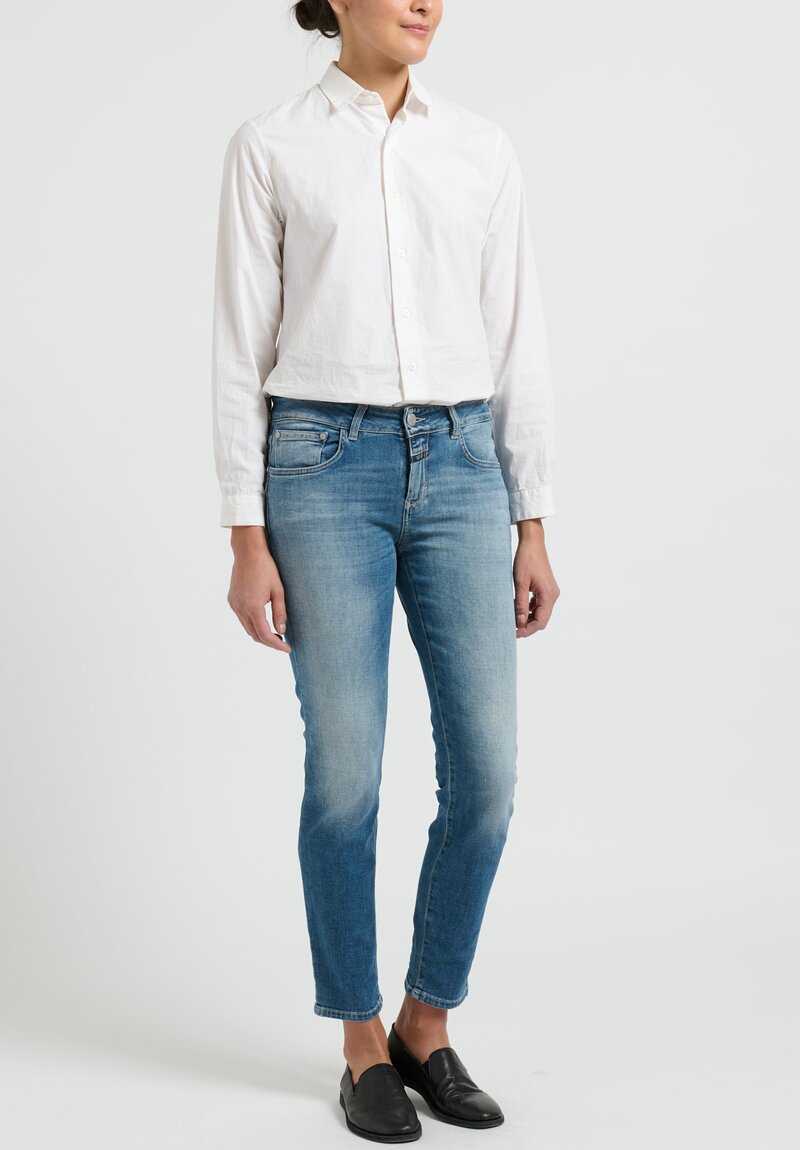Closed Baker Cropped Narrow Jeans in New Blue	
