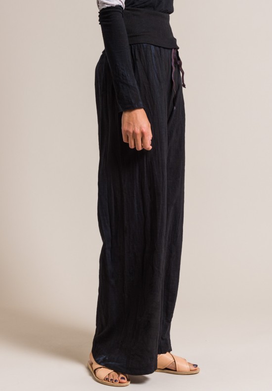 Gilda Midani Cotton Full Pants in Black