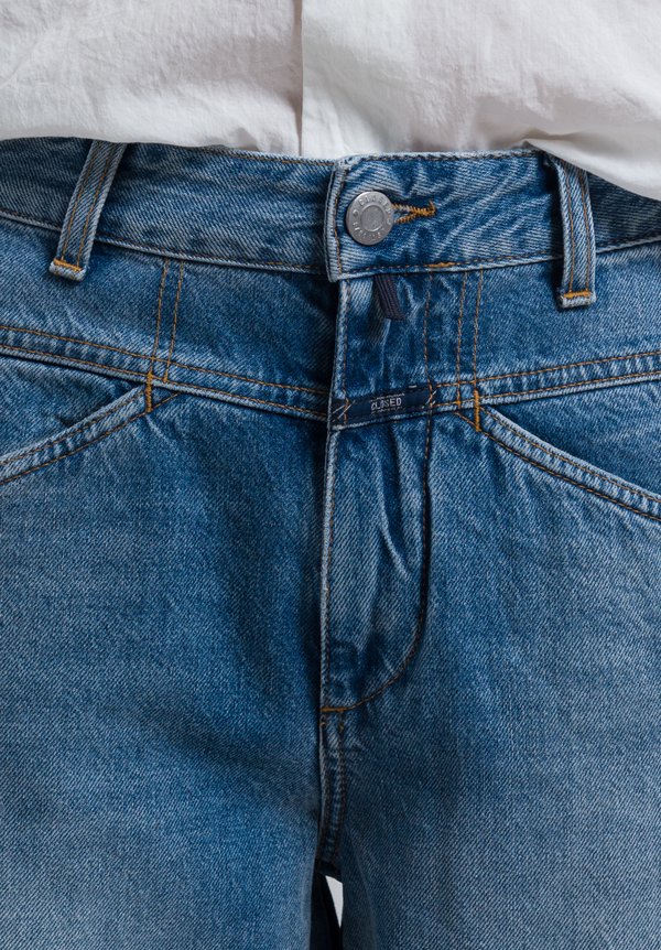 Closed Wild-X Historic Indigo Denim Jeans in Easy Blue	