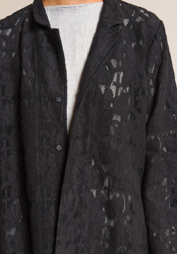 Nuno Floral Lace Clematis Jacket in Black | Santa Fe Dry Goods ...