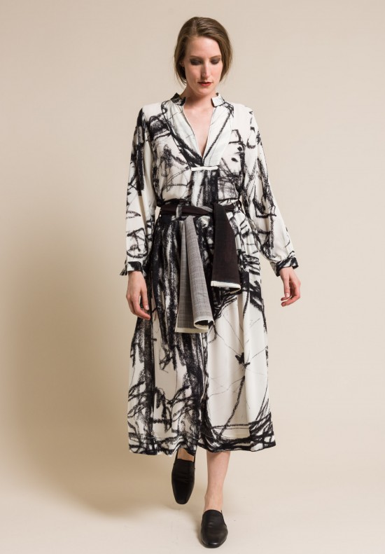 Daniela Gregis Silk Wide Skirt in Ruota Print | Santa Fe Dry Goods ...