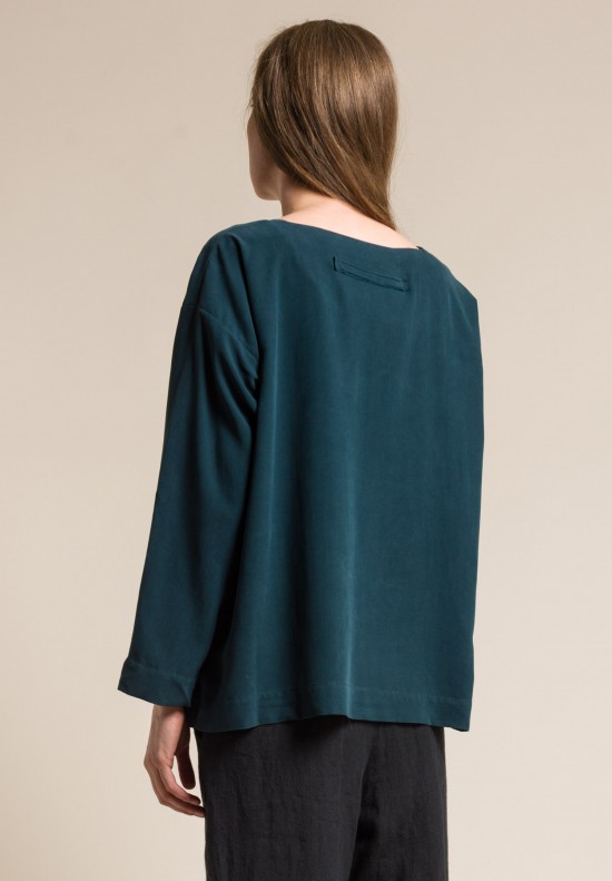 toogood Spun Sandwashed Silk Potter Top in Pine | Santa Fe Dry Goods ...