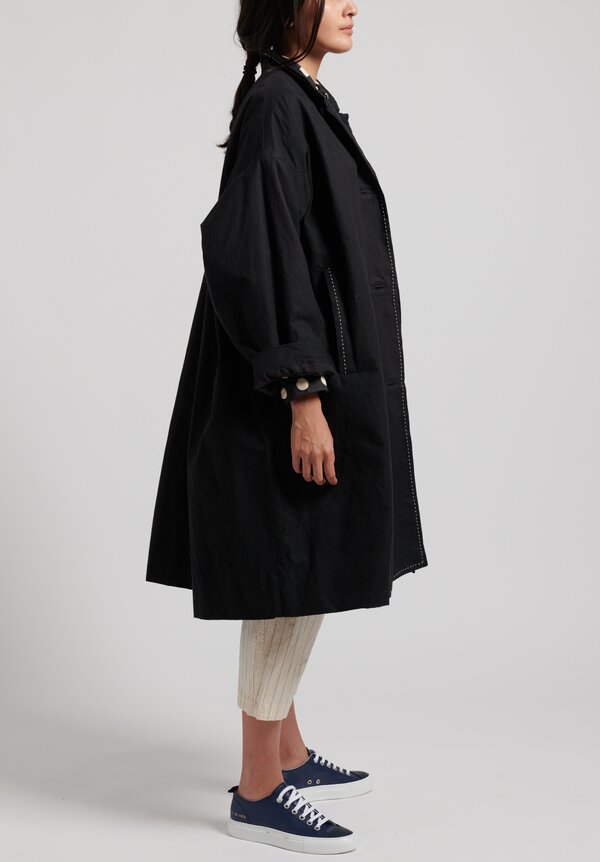 Casey Casey Oversized Blob Coat in Black | Santa Fe Dry Goods 