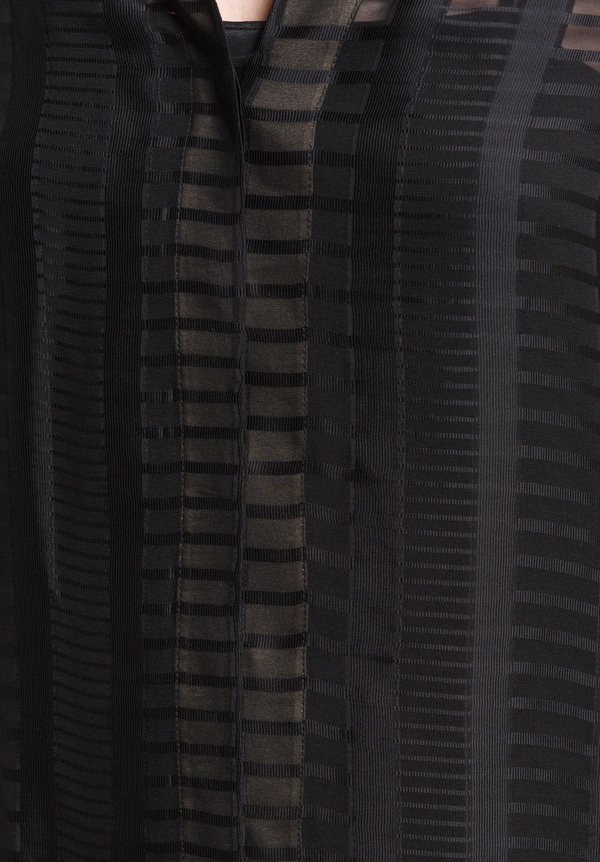 Akris Silk Sheer Long Shirt in Black | Santa Fe Dry Goods . Workshop ...