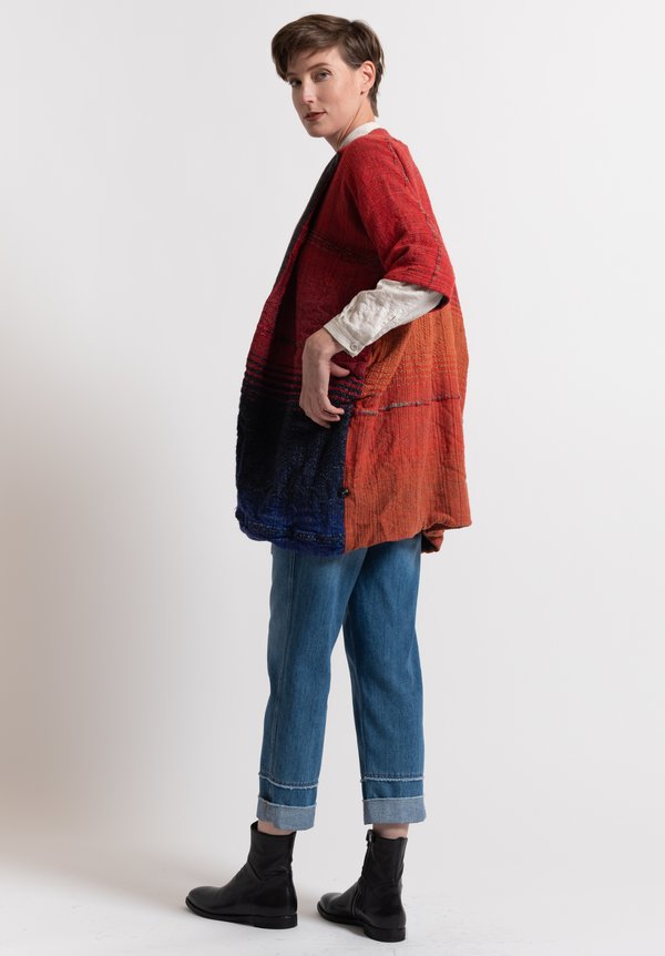 Daniela Gregis Reversible Sunset Jacket in Multicolor/Grey	