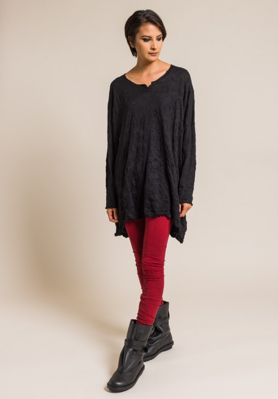 Rundholz Black Label Cotton Fitted Leggings in Red