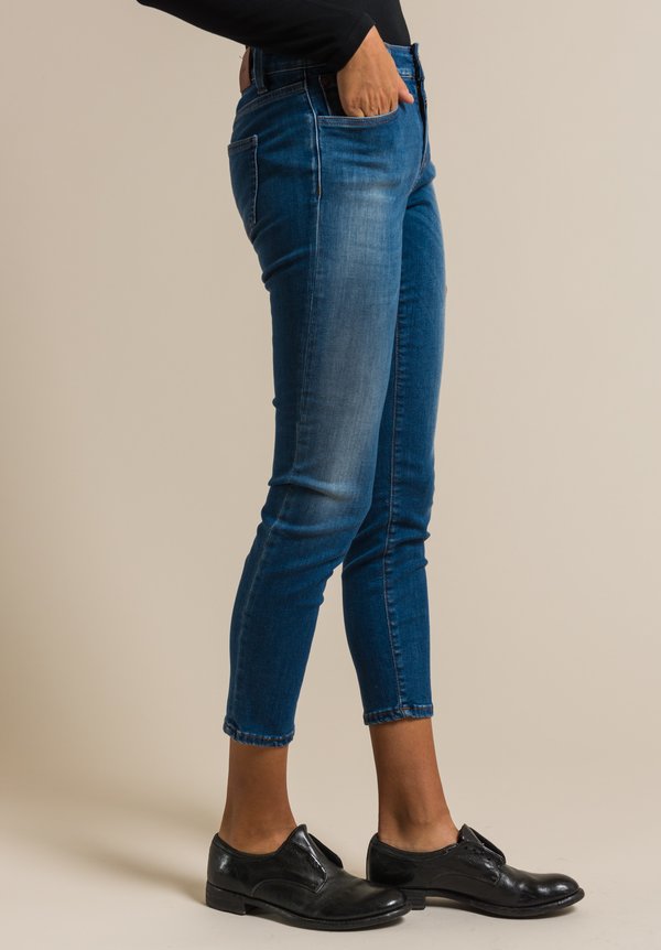 Closed Baker Cropped Narrow Jeans in New Blue Light