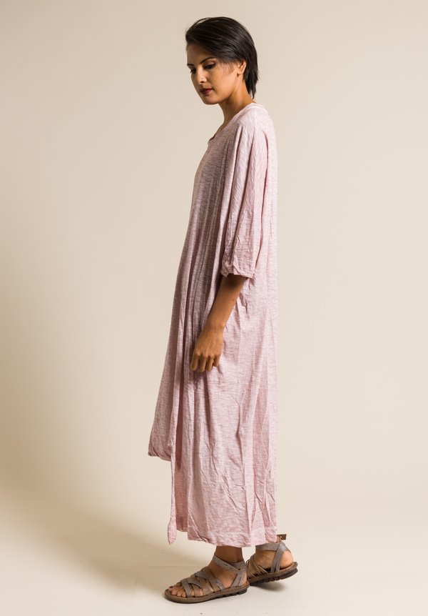Gilda Midani Solid Dyed Long Super Dress in Pale Pink