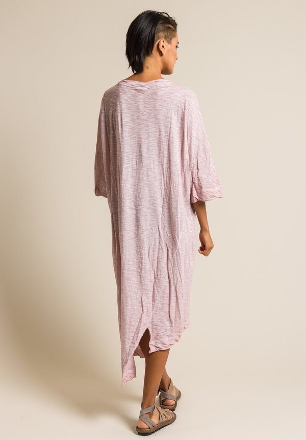Gilda Midani Solid Dyed Long Super Dress in Pale Pink