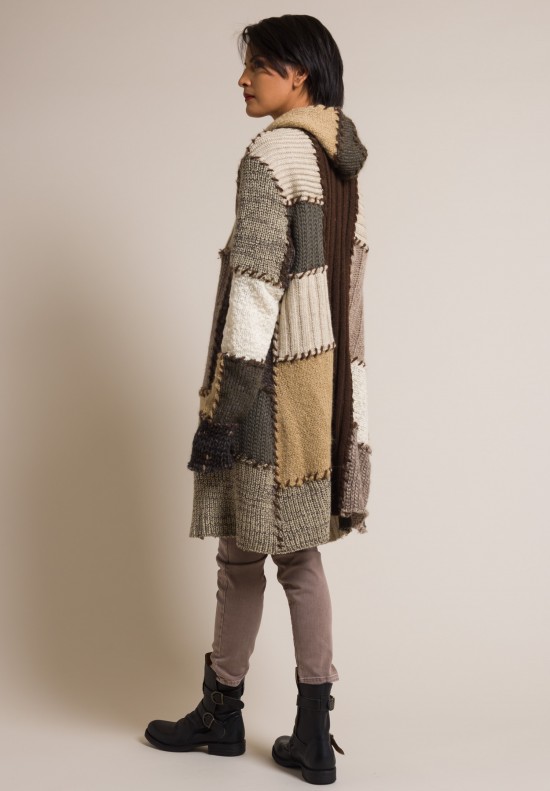 Kloshar Wool Venus Cardigan in Warm Colors