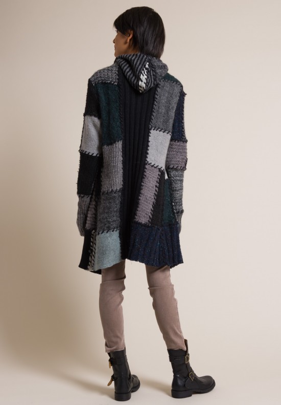Kloshar Wool Venus Cardigan in Cold Colors