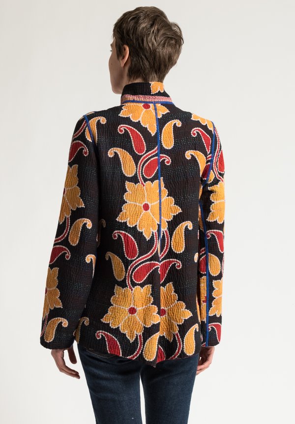 Mieko Mintz Simple Jacket in Marigold/Black