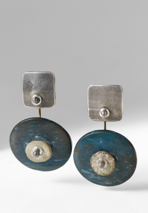 Holly Masterson Dyed Coconut Shells Earrings