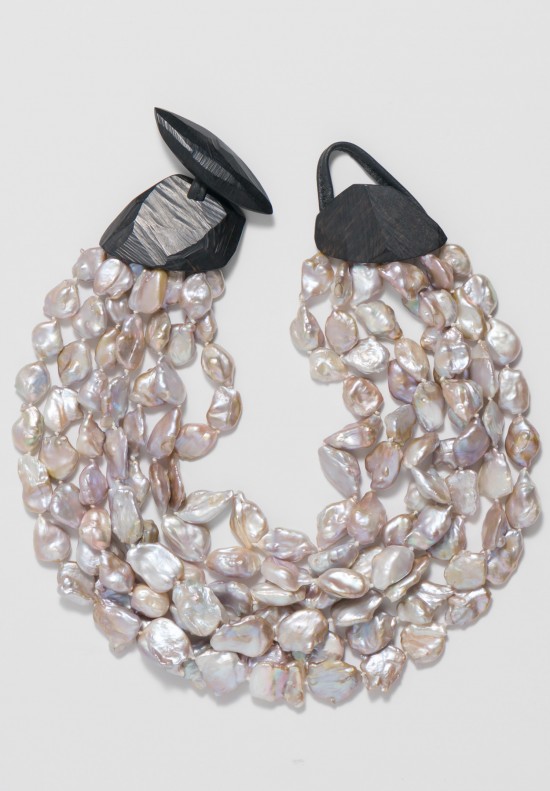 Monies UNIQUE 7 Strand Pearl Necklace	