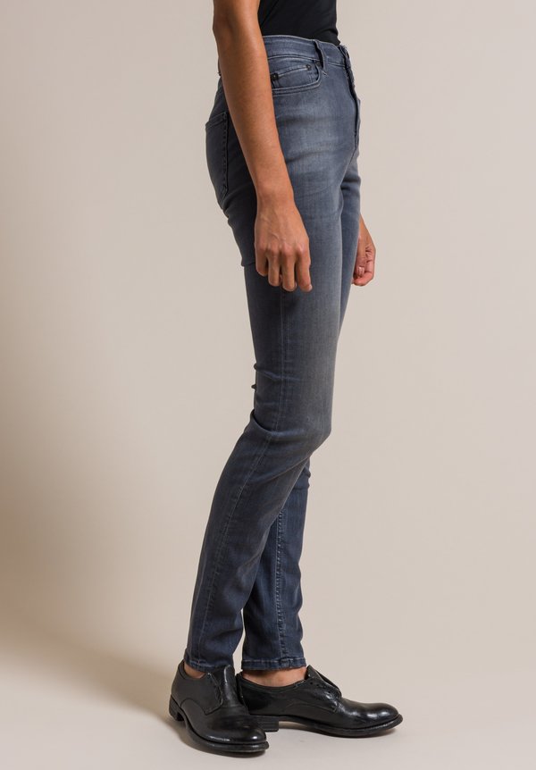 Closed Lizzy Mid Rise Skinny Fit Jeans in Smoky Black