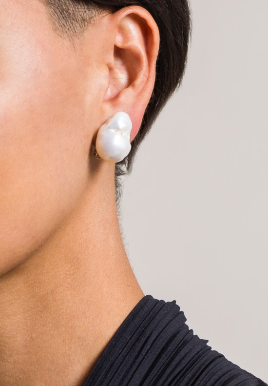 Monies Single Large Pearl ClipOns Santa Fe Dry Goods .