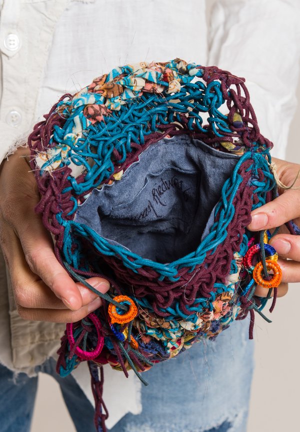 Susan Riedweg 110K Multi-Fabric Knit Bag