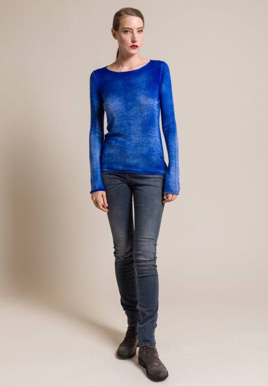 Avant Toi Cashmere/Silk Round Neck Knit Top in China