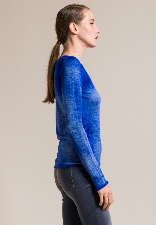 Avant Toi Cashmere/Silk Round Neck Knit Top in China