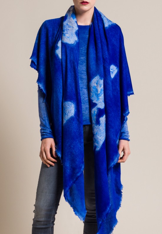 Avant Toi Cashmere/Silk Jumbo Felted Flower Scarf in China