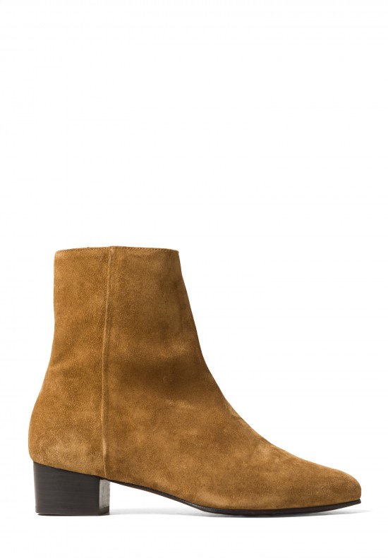 Anne Thomas Suede Michele Boots in Extra Softy Sigaro