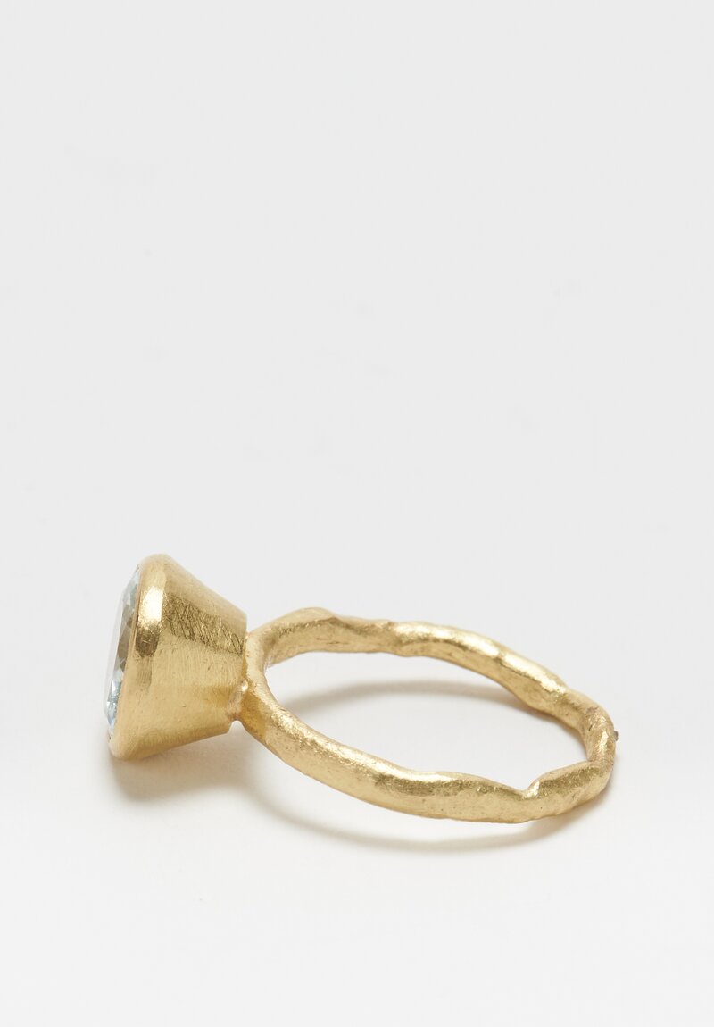 Disa Allsopp 18K Gold Aquamarine Ring