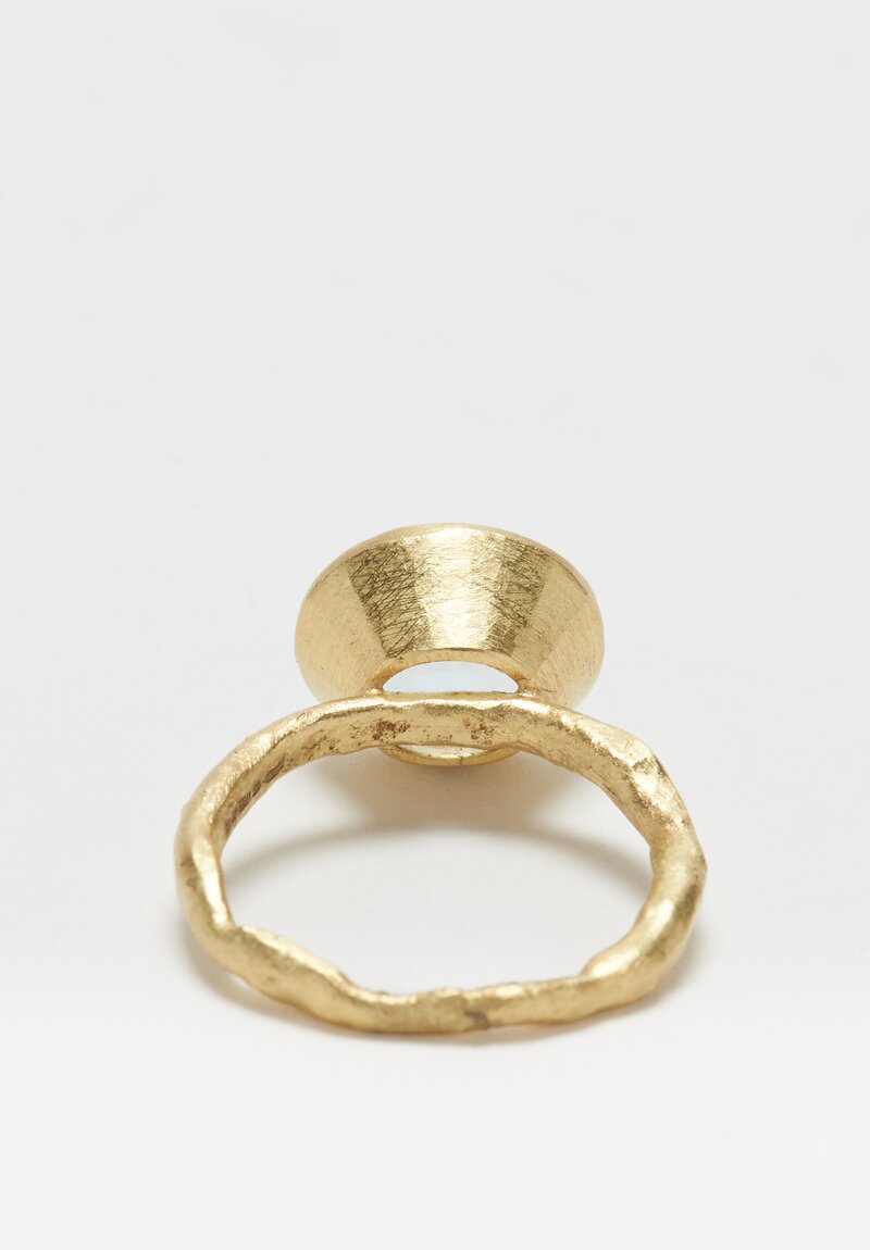 Disa Allsopp 18K Gold Aquamarine Ring