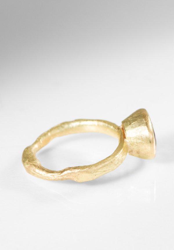 Disa Allsopp 18K Gold Garnet Ring