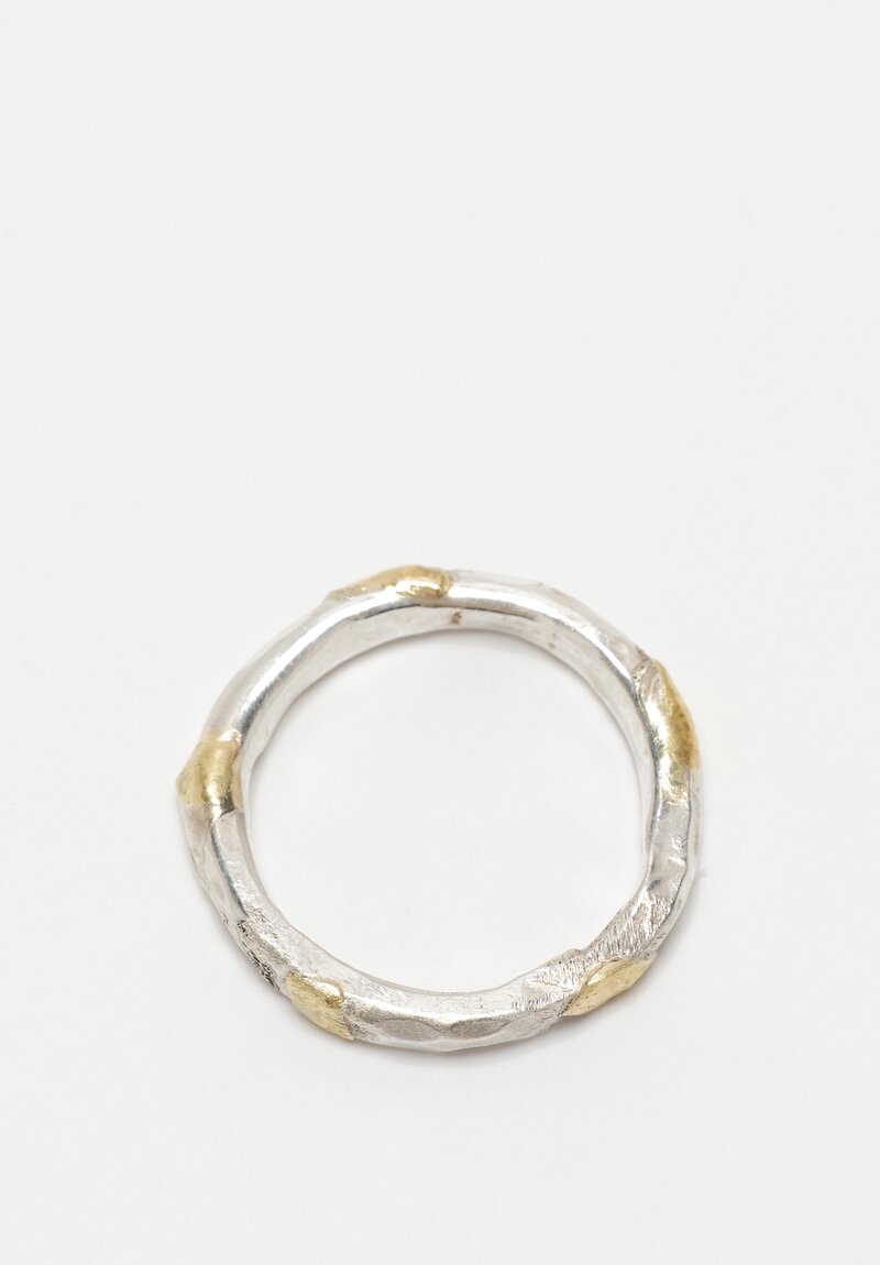 Greig Porter 18K & Sterling Size 8.5 Ring