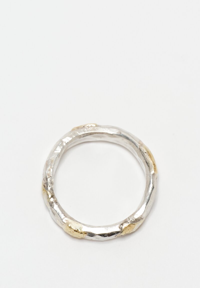 Greig Porter 18K & Sterling Size 8.5 Ring