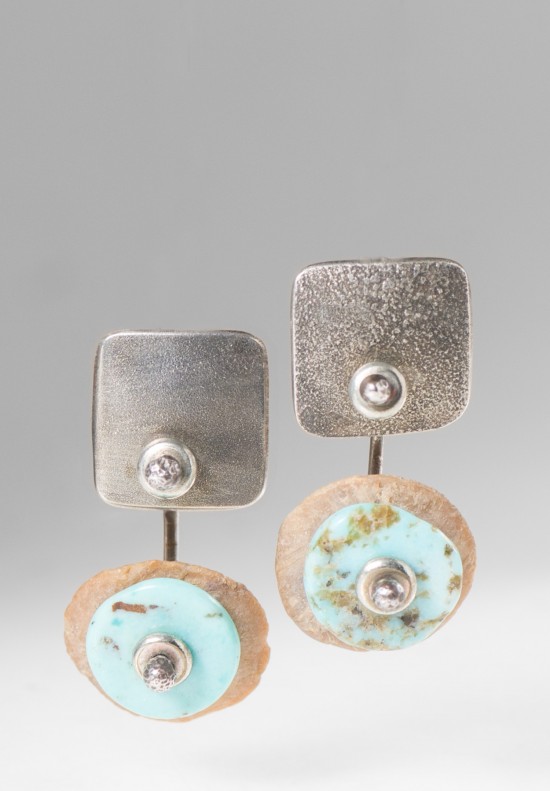 Holly Masterson Stone & Turquoise Earrings