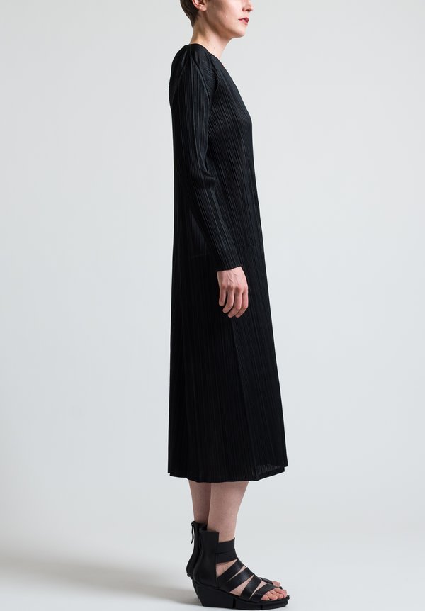 Issey Miyake Pleats Please November Dress in Black