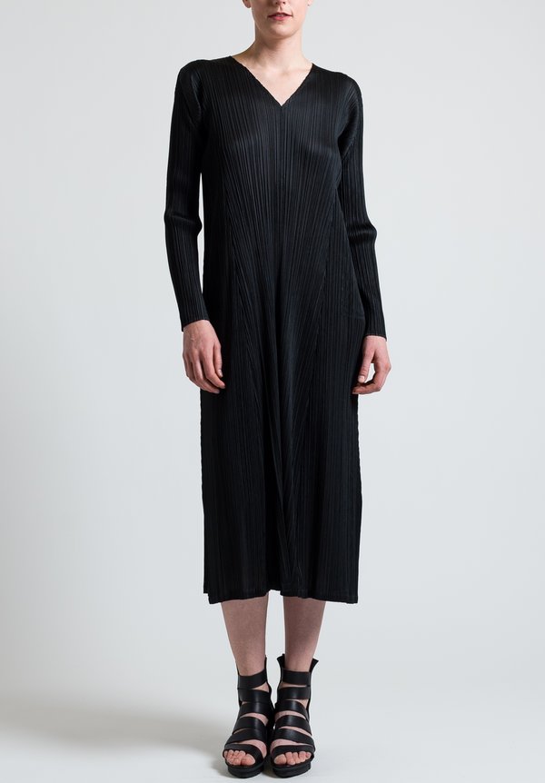 Issey Miyake Pleats Please November Dress in Black | Santa Fe Dry Goods ...