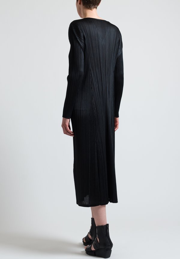 Issey Miyake Pleats Please November Dress in Black