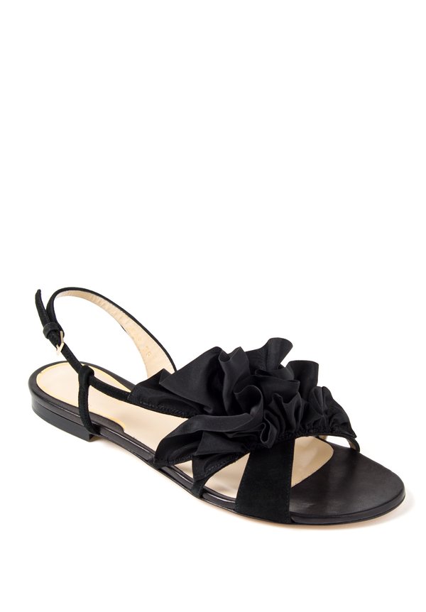 Etro Scarpa Donna Ruffle Sandal in Black