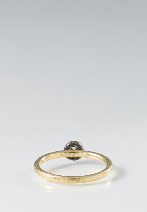 TAP by Todd Pownell 18k, Darkened & Inverted Diamond Ring