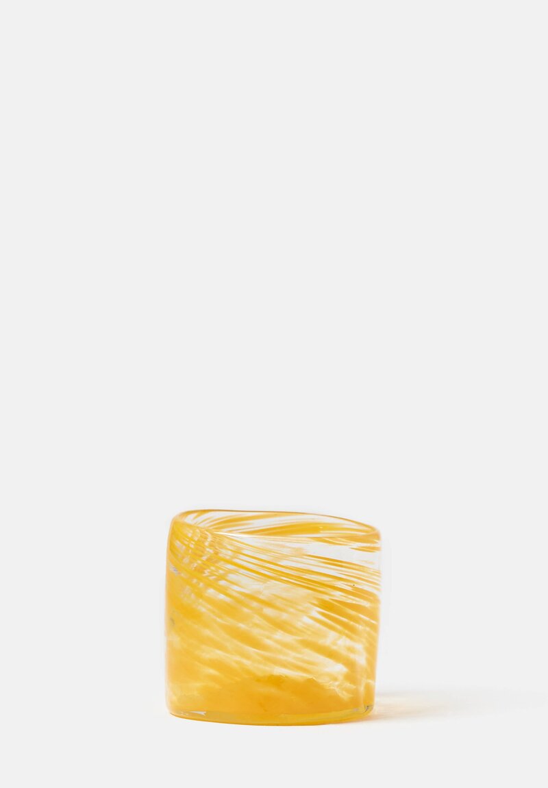 Studio Xaquixe Small Handblown Glasses in Saffron	