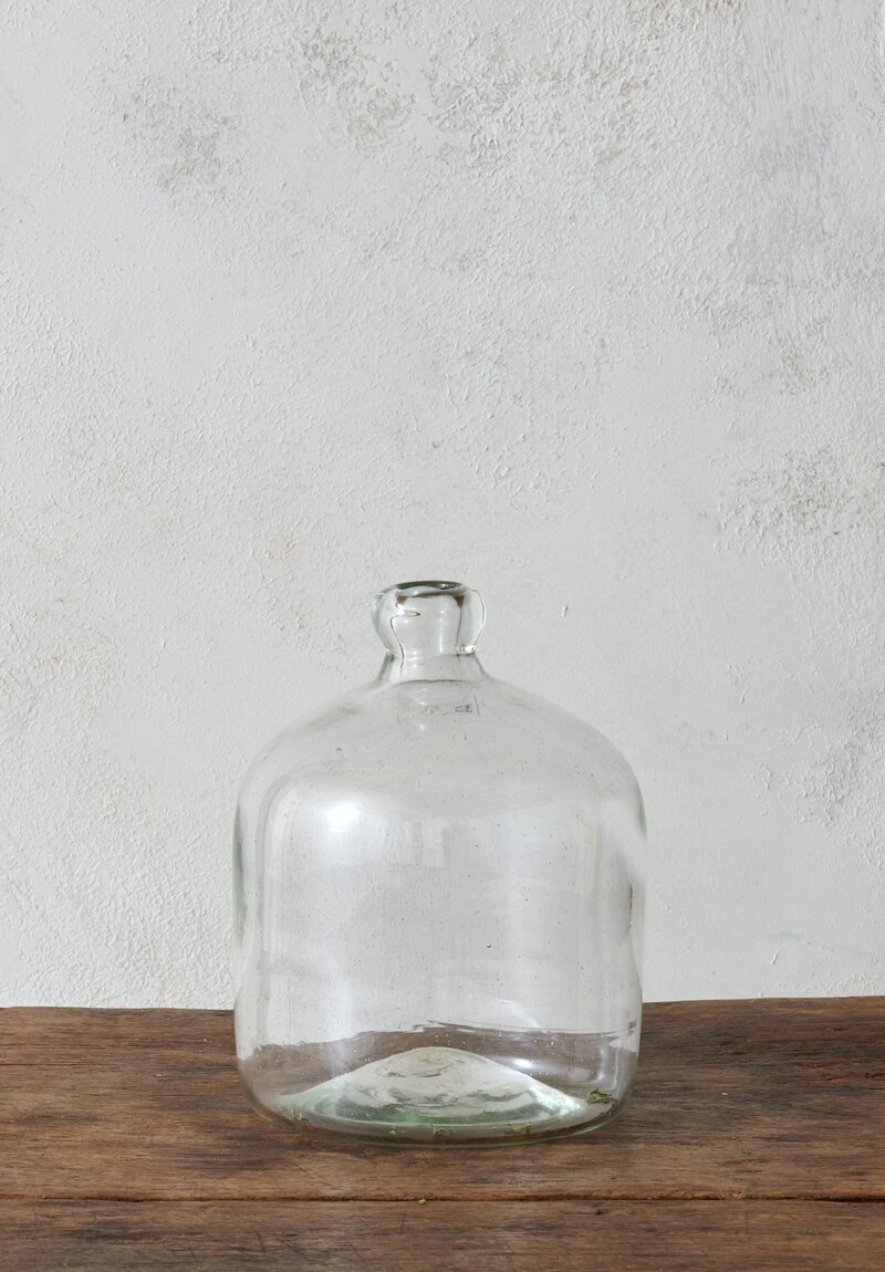 Studio Xaquixe Large Handblown Carboy Clear Bottle
