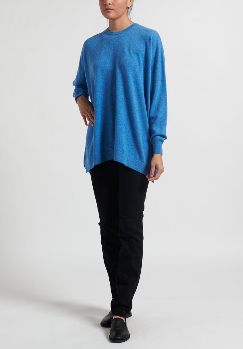 Hania New York Cashmere Marley Sweater in Indis Blue	