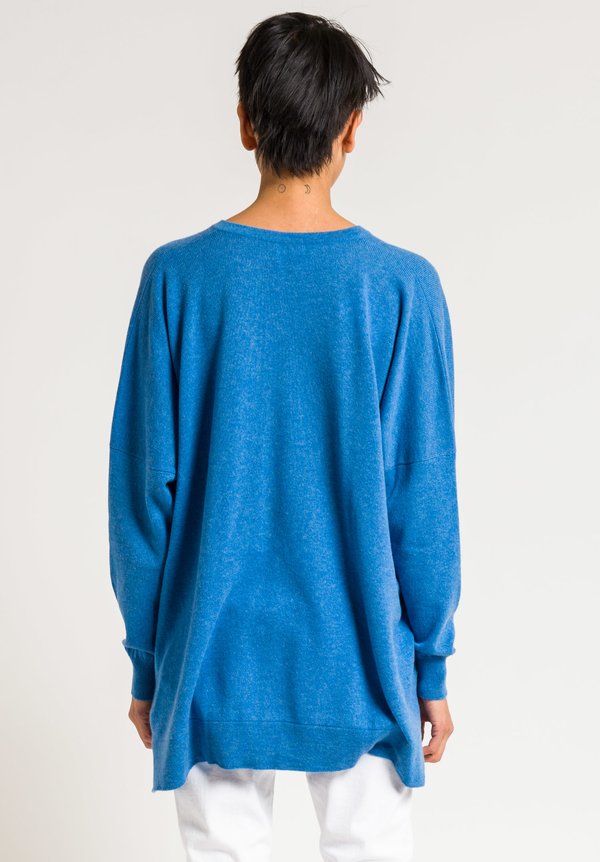 Hania Marley Cashmere V-Neck Sweater in Indis