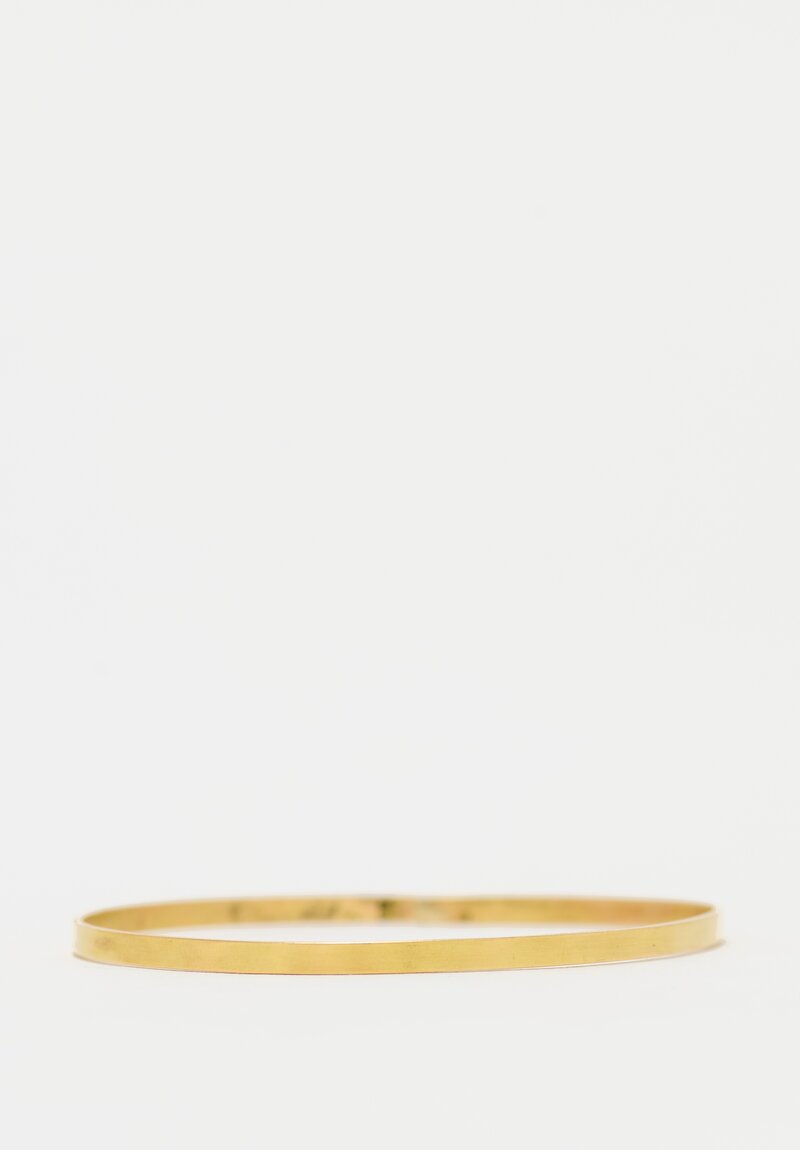 Greig Porter 18K Polished Gold Bangle Bracelet