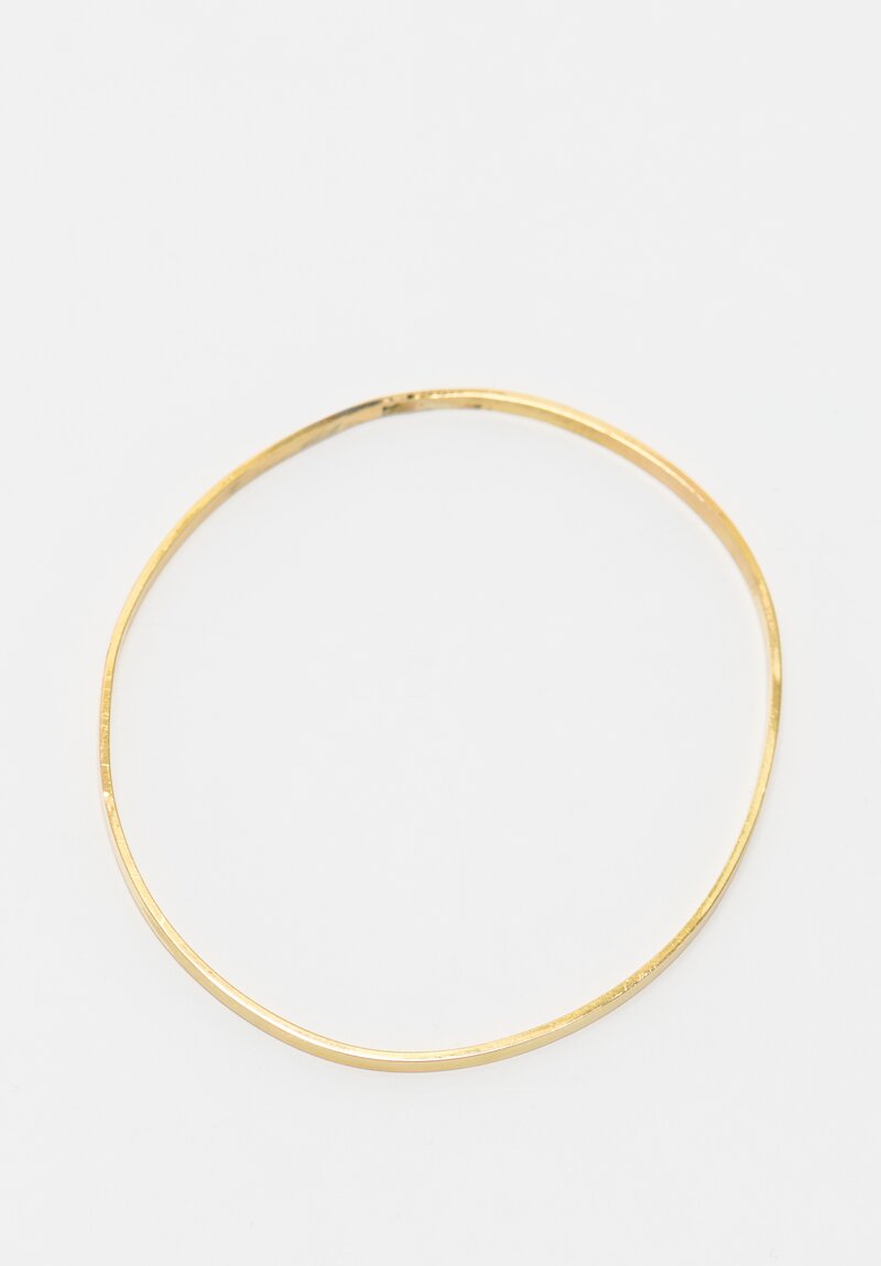 Greig Porter 18K Polished Gold Bangle Bracelet