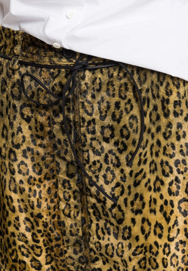 Rundholz Leopard Drop Crotch Pants