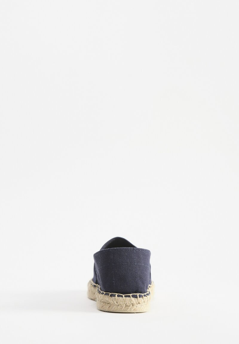 Daniela Gregis Classic Espadrilles in Navy Blue	