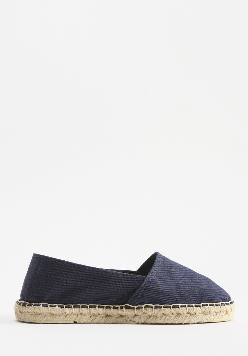 Daniela Gregis Classic Espadrilles in Navy Blue	