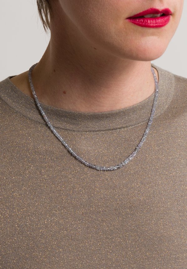 Denise Betesh 22K, 18K Light Blue Sapphire Necklace